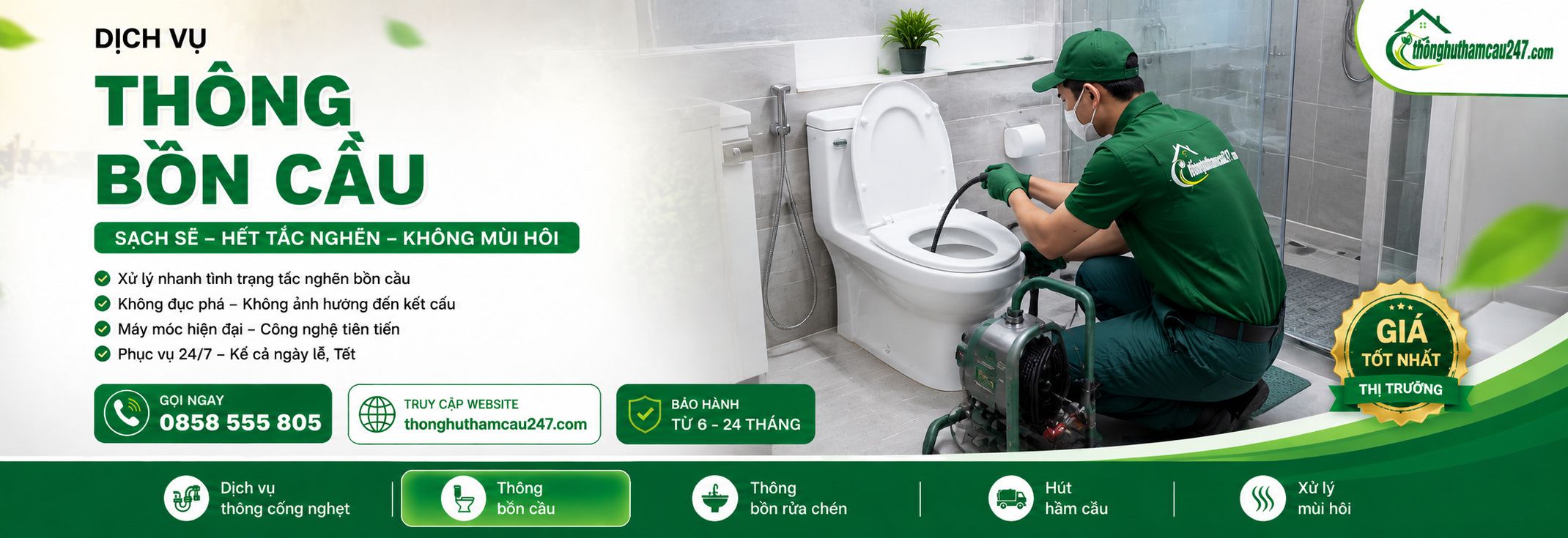 Thông bồn cầu