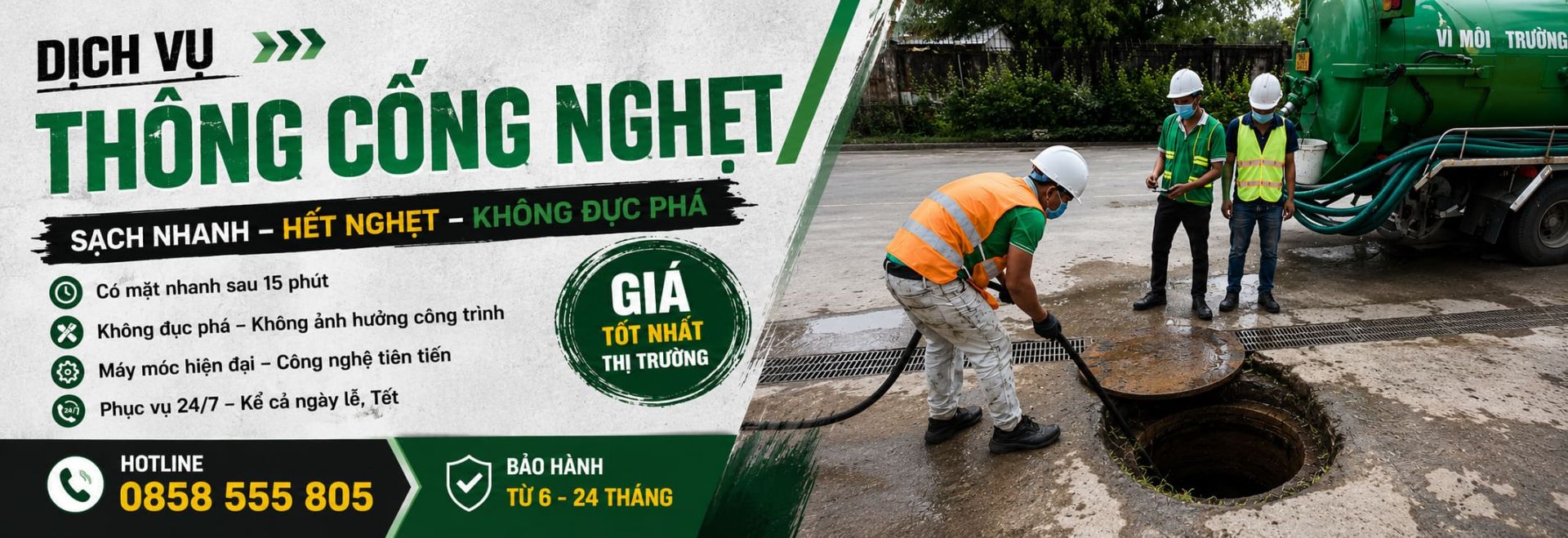 Thông cống nghẹt